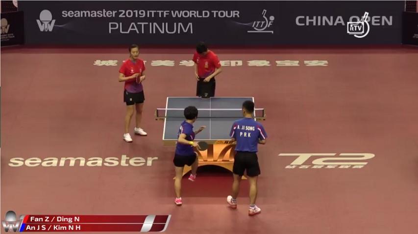 丁寧樊振東ペアが予選敗退2019中国オープン